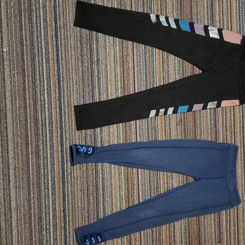 Two junior size 12 girls leggings